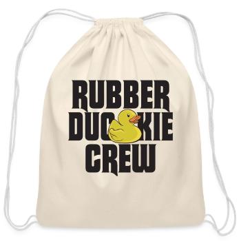 Rubber Duck Rubber Duckie Crew - Cotton Drawstring Bag - natural - Front