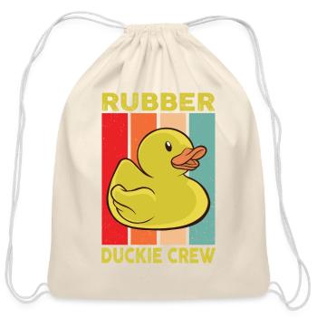 Rubber Duck Rubber Duckie Crew - Cotton Drawstring Bag - natural - Front