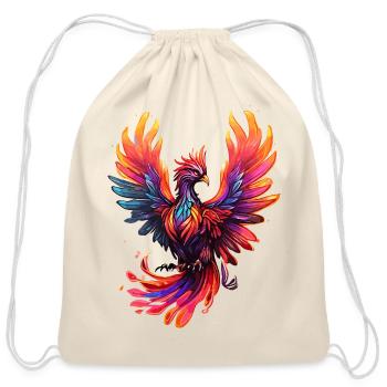Firebird - Cotton Drawstring Bag - natural - Front
