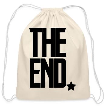 The End Game Screen - Cotton Drawstring Bag - natural - Front