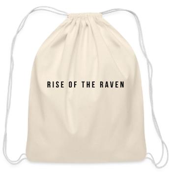 Rise of the Raven - Cotton Drawstring Bag - natural - Front