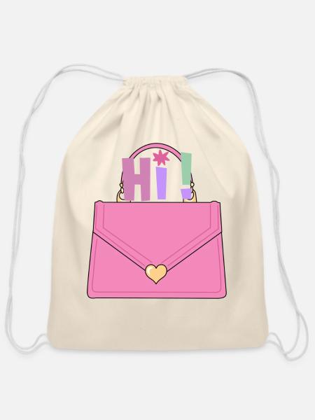 dairy cow 1 - Cotton Drawstring Bag - natural