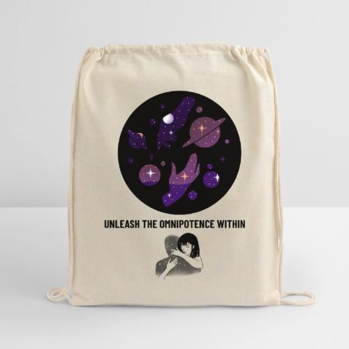 Unleash The Omnipotence Within - Cotton Drawstring Bag