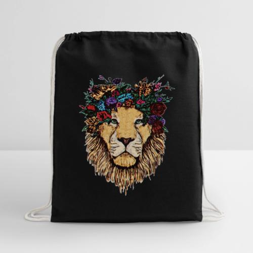 Crown of beauty - Cotton Drawstring Bag