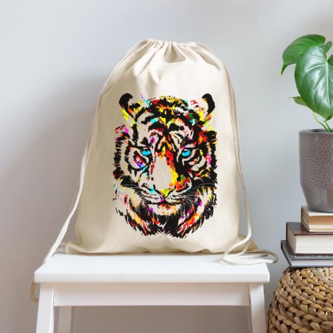 Cute Tiger Head Portrait Drawing - Tiger Eyes