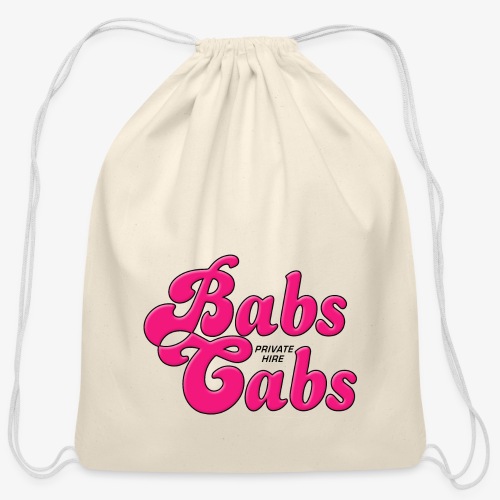 Babs Cabs - Cotton Drawstring Bag