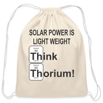 ThoriumSolarPower - Cotton Drawstring Bag - natural - Front