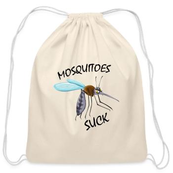 Mosquitoes Suck Insect Beetle Gift - Cotton Drawstring Bag - natural - Front