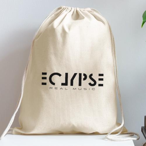 Eclypse Black Logo - Cotton Drawstring Bag
