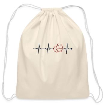 Guinea Pig Heartbeat Cavy Caviidae Long Hair - Cotton Drawstring Bag - natural - Front