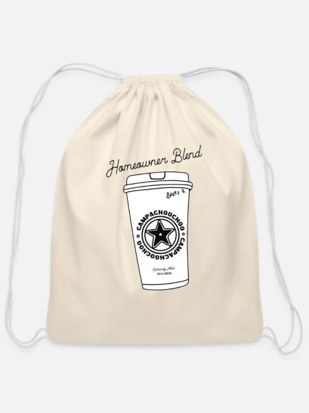Bob Mortime - Cotton Drawstring Bag - natural