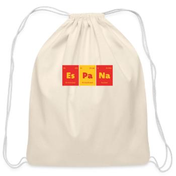 Primary Elements of Humour Science Espana Es Pa Na - Cotton Drawstring Bag - natural - Front