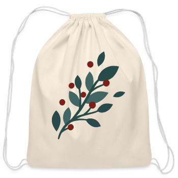 Colorful Tree Leaves Evoke a Sense of Calm & Love - Cotton Drawstring Bag - natural - Front