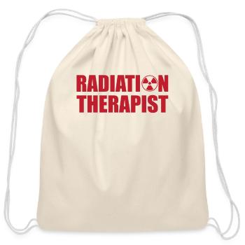 Great Radiation Therapist Design - Cotton Drawstring Bag - natural - Front