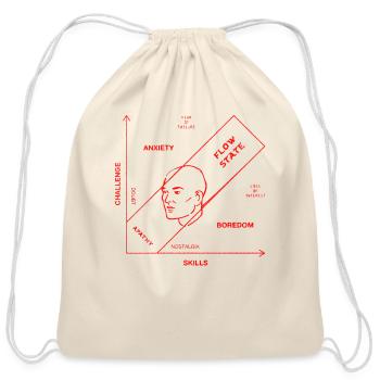 Skills challenges chart - Cotton Drawstring Bag - natural - Front
