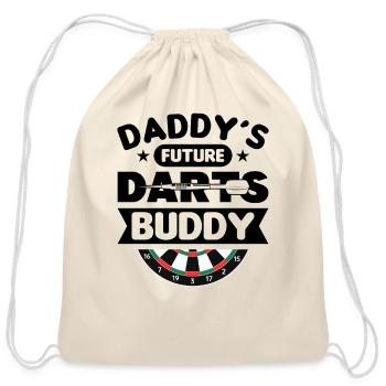 Darts Dart Player - Cotton Drawstring Bag - natural - Front