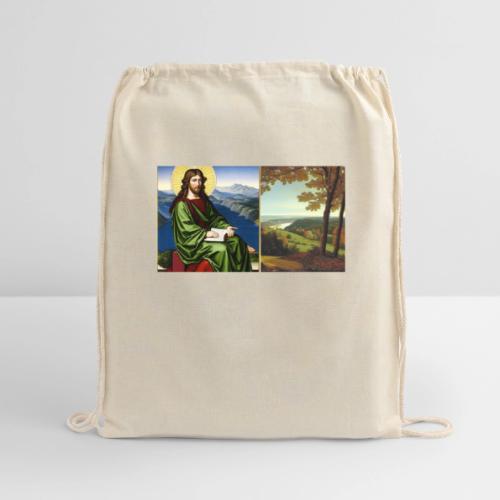 The Promise of JOHN 16:33 - Cotton Drawstring Bag