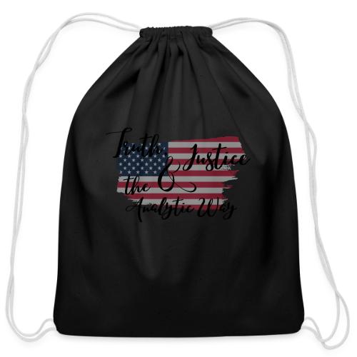 Truth, Justice & the Analytic Way - Cotton Drawstring Bag