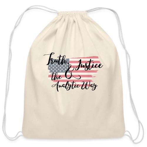 Truth, Justice & the Analytic Way - Cotton Drawstring Bag