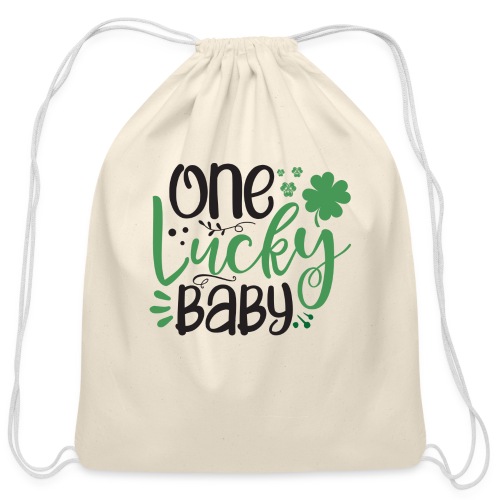 one Lucky baby - Cotton Drawstring Bag