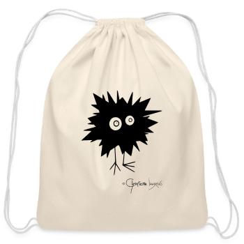 Woolly Beastie flashed © Chyropterum Innoxius - Cotton Drawstring Bag - natural - Front