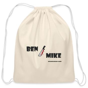 Ben/Mike - The PhasBOYS (Black Letters) - Cotton Drawstring Bag - natural - Front