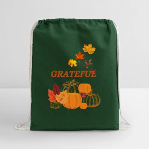 Grateful - Cotton Drawstring Bag