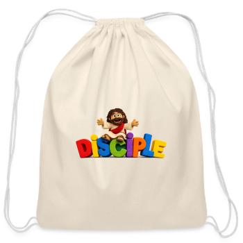 Lil Disciples - Cotton Drawstring Bag - natural - Front