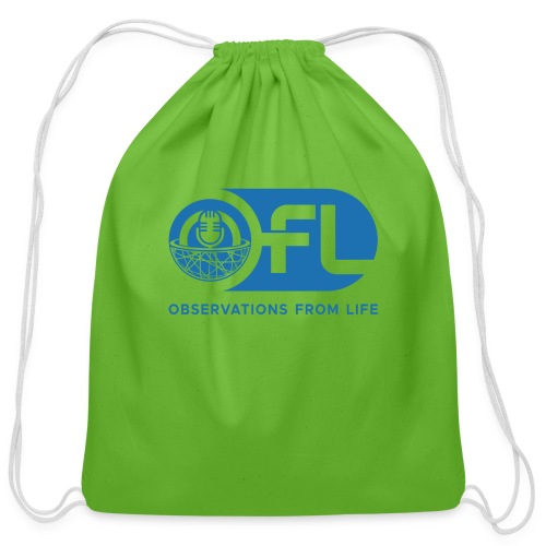 Observations from Life Logo - Cotton Drawstring Bag