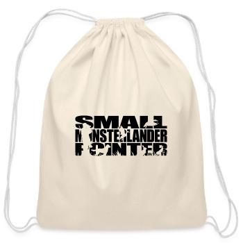 Small Munsterlander Pointer Hound Hunter dog - Cotton Drawstring Bag - natural - Front