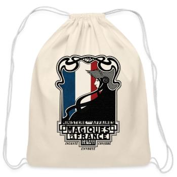 Fantastic Beasts Ministry of Magic France - Cotton Drawstring Bag - natural - Front