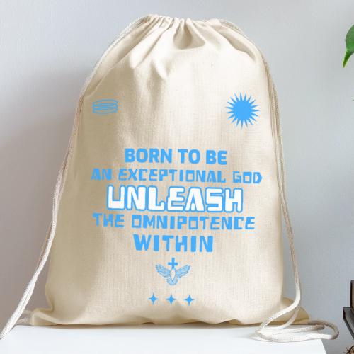 Unleash The Omnipotence Within - Cotton Drawstring Bag