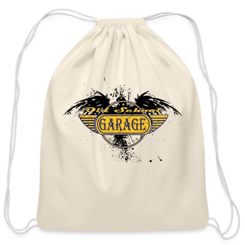 Old School Garage 002 - Cotton Drawstring Bag