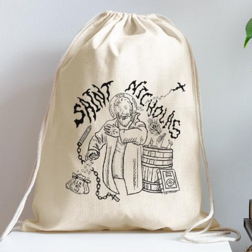 Saint Nicholas - Cotton Drawstring Bag