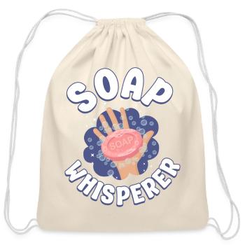 Soap Making Crafting Soap - Cotton Drawstring Bag - natural - Front
