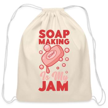 Soap Making Crafting Soap Making - Cotton Drawstring Bag - natural - Front