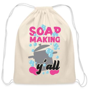 Soap Making Crafting Soap Making - Cotton Drawstring Bag - natural - Front