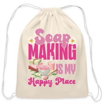 Soap Making Crafting Soap Making - Cotton Drawstring Bag - natural - Front