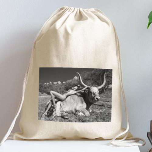 Europe & Jupiter (2021 Year of White Ox) - Cotton Drawstring Bag