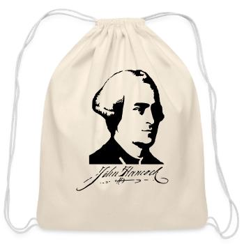 John Hancock - Cotton Drawstring Bag - natural - Front