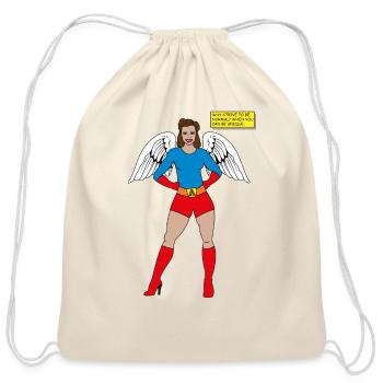Why strive to be normal - Cotton Drawstring Bag - natural - Front