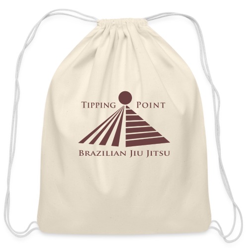 Brown Tipping Point Logo - Cotton Drawstring Bag