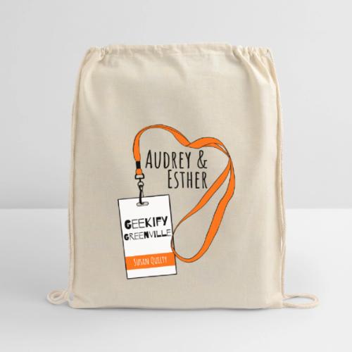 Audrey and Esther Geekify Greenville - Cotton Drawstring Bag
