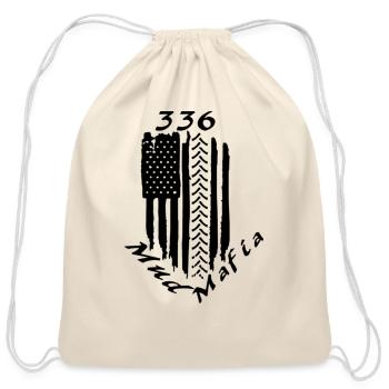 336 mud mafia - Cotton Drawstring Bag - natural - Front