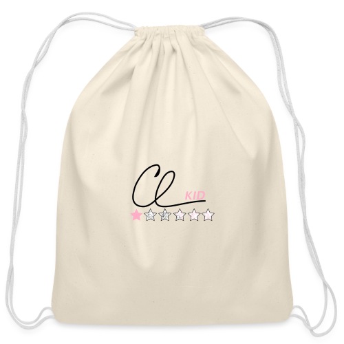 CL KID Logo (Pink) - Cotton Drawstring Bag