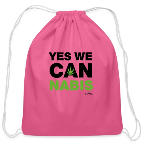 Yes We Cannabis - Cotton Drawstring Bag