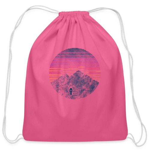 Mountain Sunset - Cotton Drawstring Bag