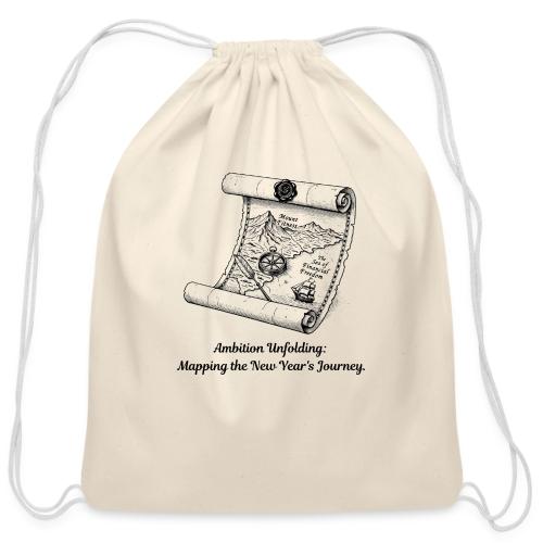 Unfolding Map of Ambition T-Shirt - Cotton Drawstring Bag