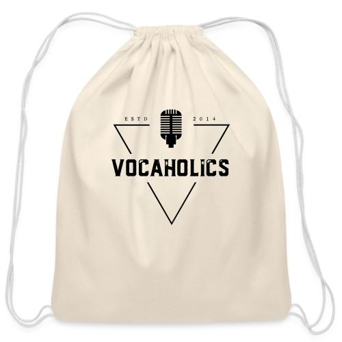 Essential Black Logo Collection - Cotton Drawstring Bag