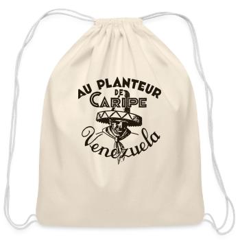 Au Planteur de Caripe Venezuela green - Cotton Drawstring Bag - natural - Front
